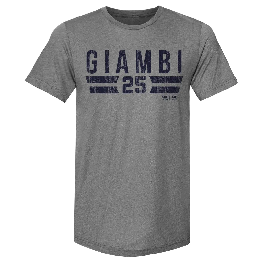 Jason Giambi New York Y Font sold by 500 Level
