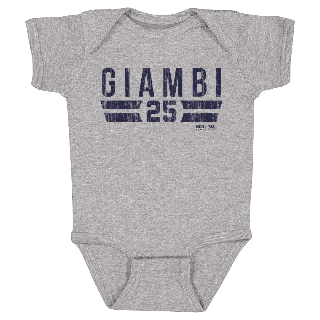 Jason Giambi New York Y Font sold by 500 Level