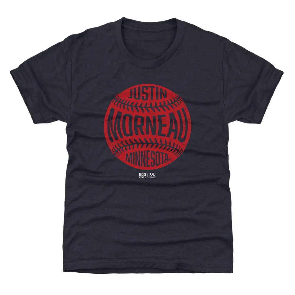 Justin Morneau Minnesota Vintage Baseball WHT sold by 500 Level