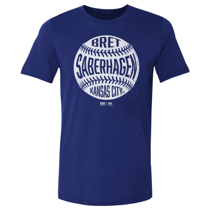 Bret Saberhagen Kansas City Vintage Baseball WHT sold by 500 Level