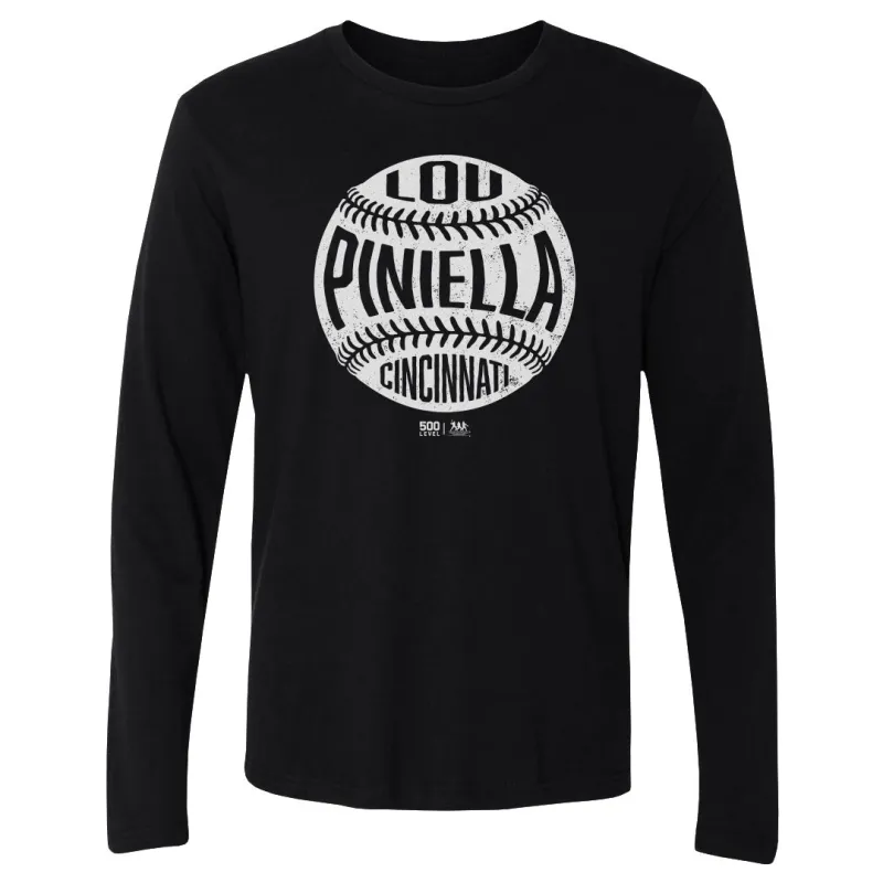 Lou Piniella Cincinnati Vintage Baseball WHT sold by 500 Level