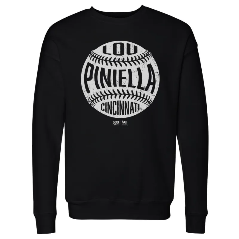 Lou Piniella Cincinnati Vintage Baseball WHT sold by 500 Level