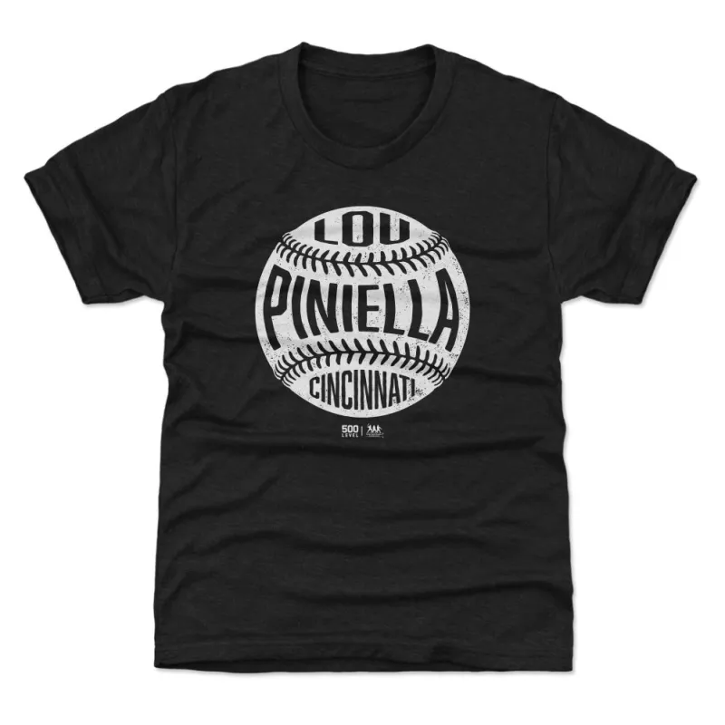 Lou Piniella Cincinnati Vintage Baseball WHT sold by 500 Level