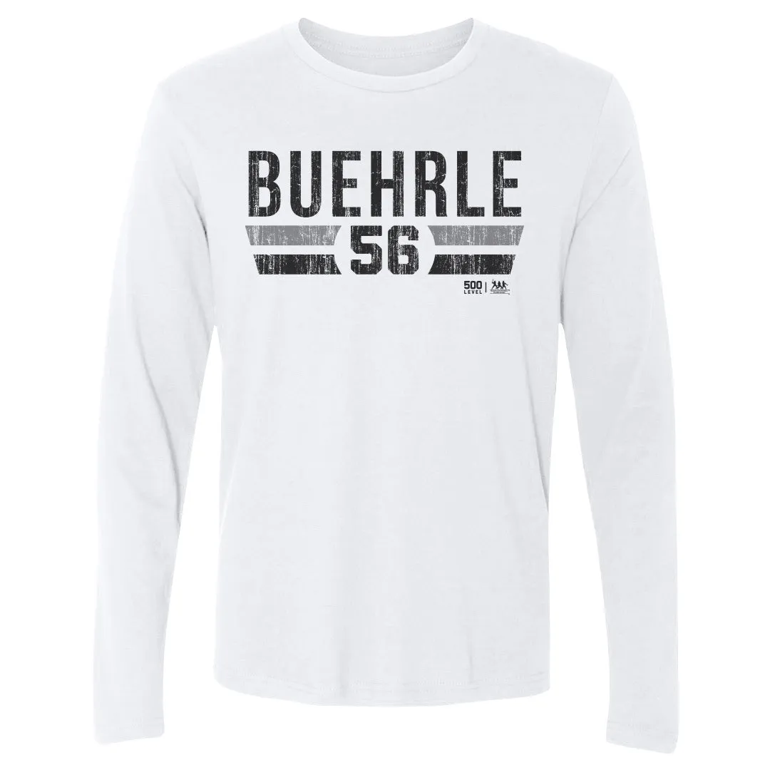 Mark Buehrle Chicago W Font sold by 500 Level