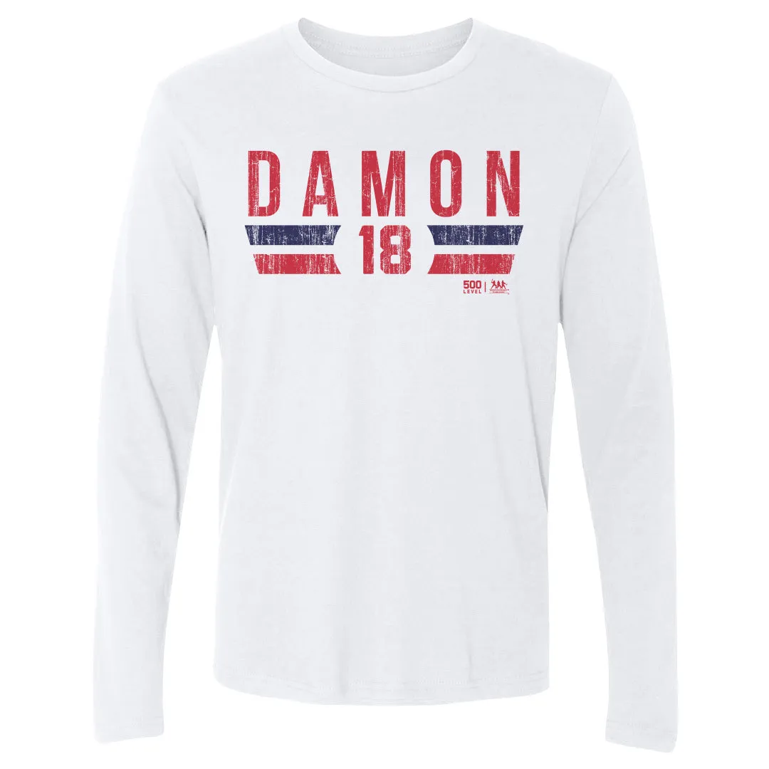 Johnny Damon Boston Font sold by 500 Level