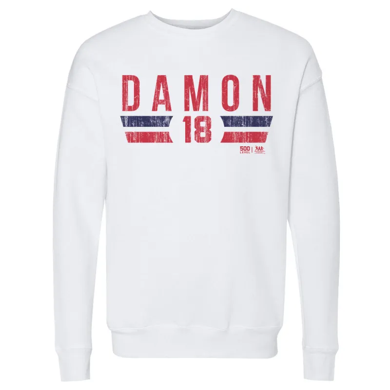 Johnny Damon Boston Font sold by 500 Level