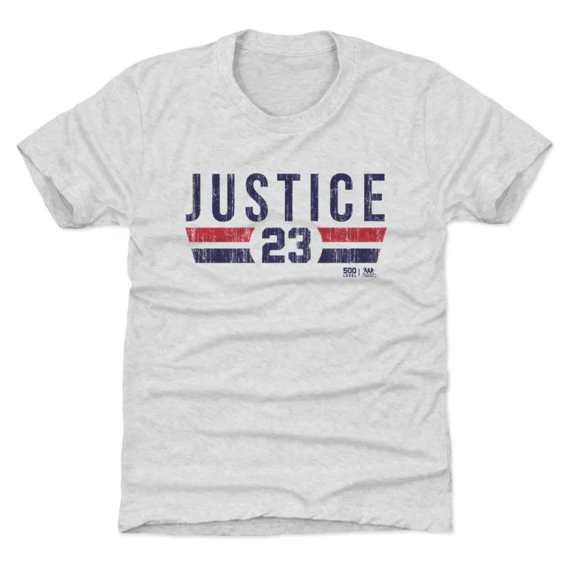 David Justice Atlanta Font sold by 500 Level