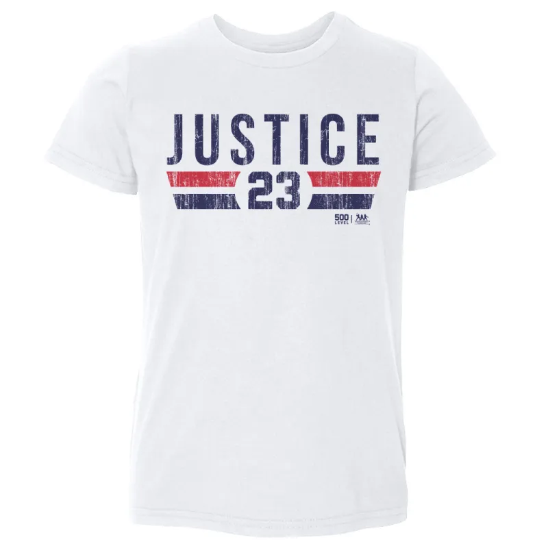 David Justice Atlanta Font sold by 500 Level