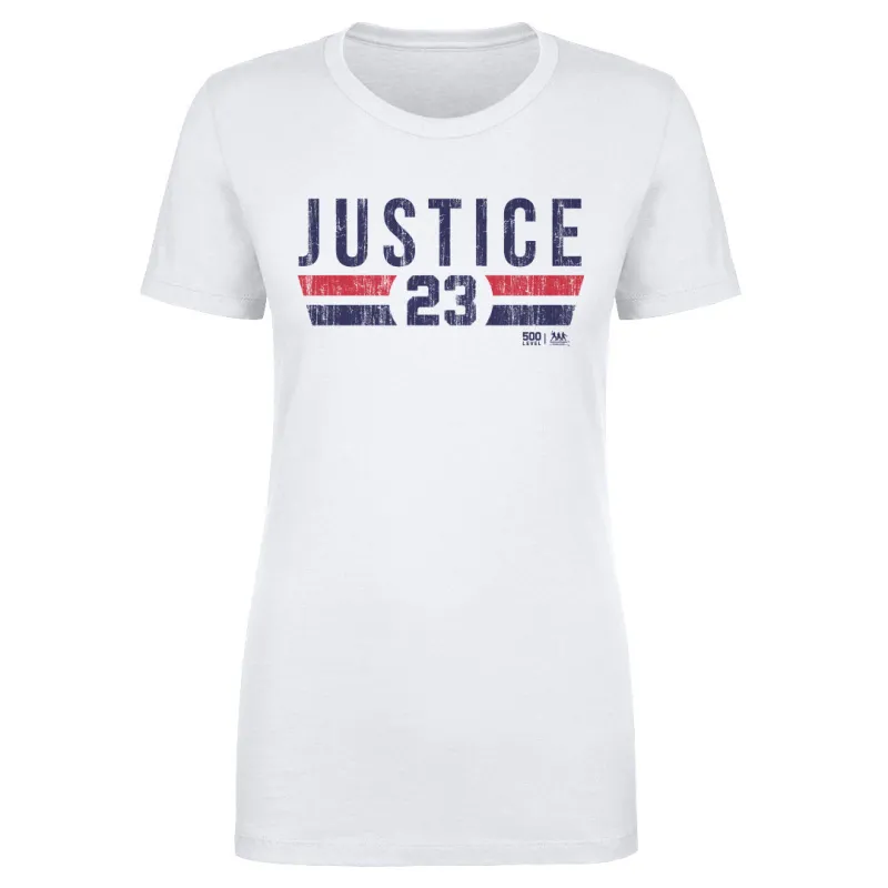 David Justice Atlanta Font sold by 500 Level