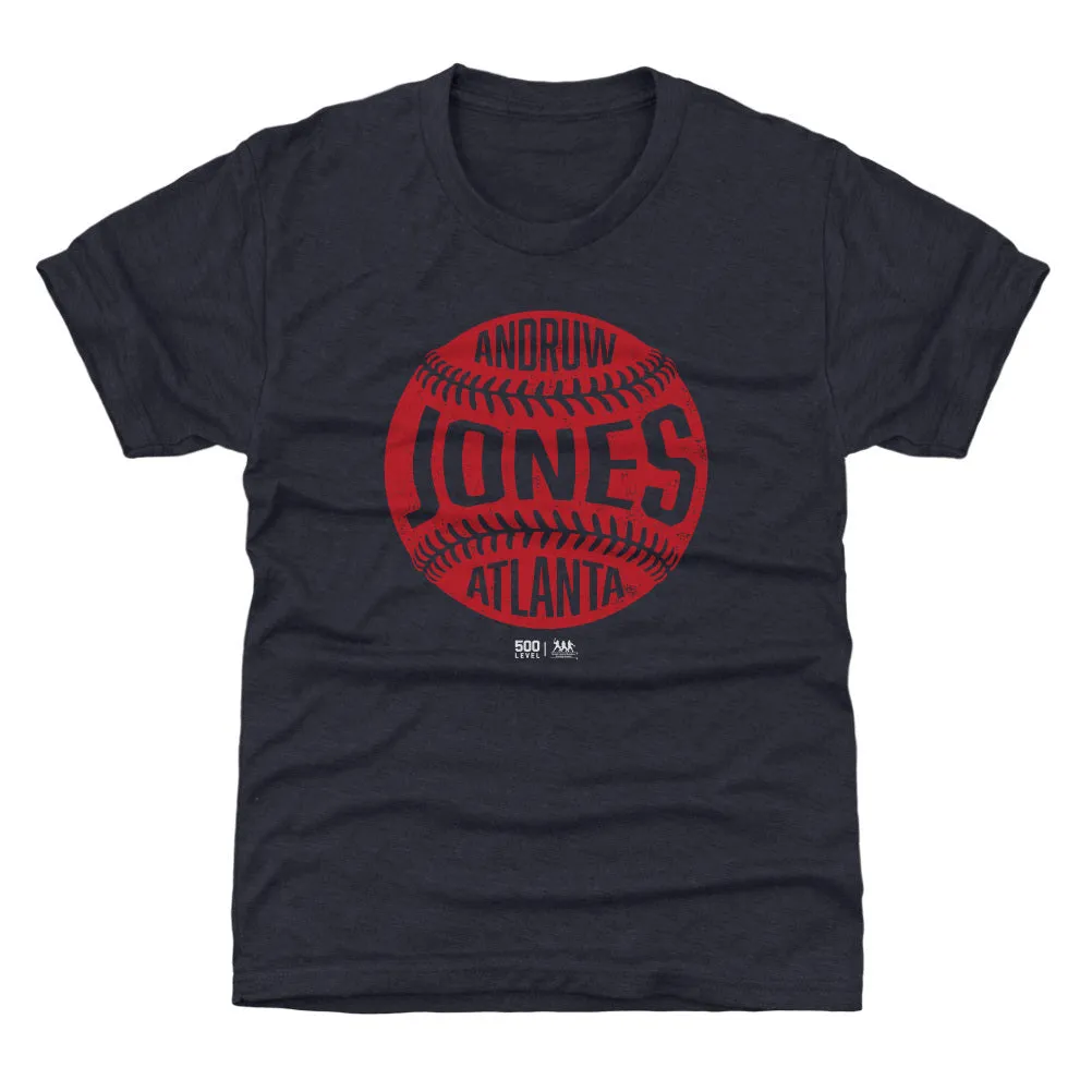 Andruw Jones Atlanta Vintage Baseball WHT sold by 500 Level