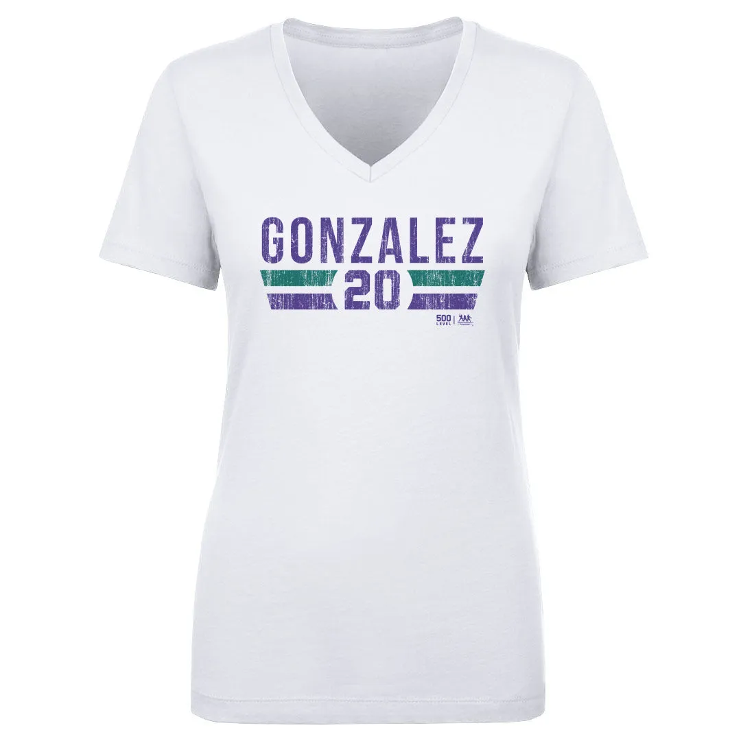 Luis Gonzalez Arizona Font sold by 500 Level