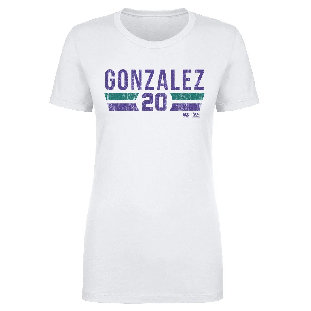 Luis Gonzalez Arizona Font sold by 500 Level