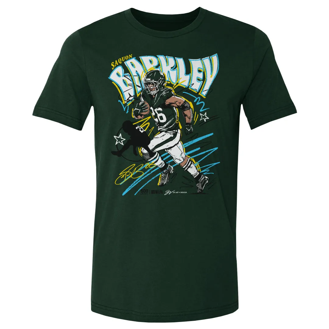 Saquon Barkley Philadelphia Scribble WHT sold by 500 Level