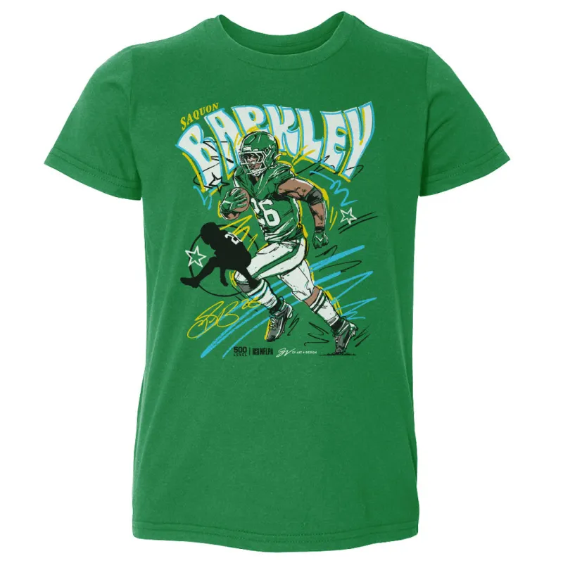 Saquon Barkley Philadelphia Scribble WHT sold by 500 Level