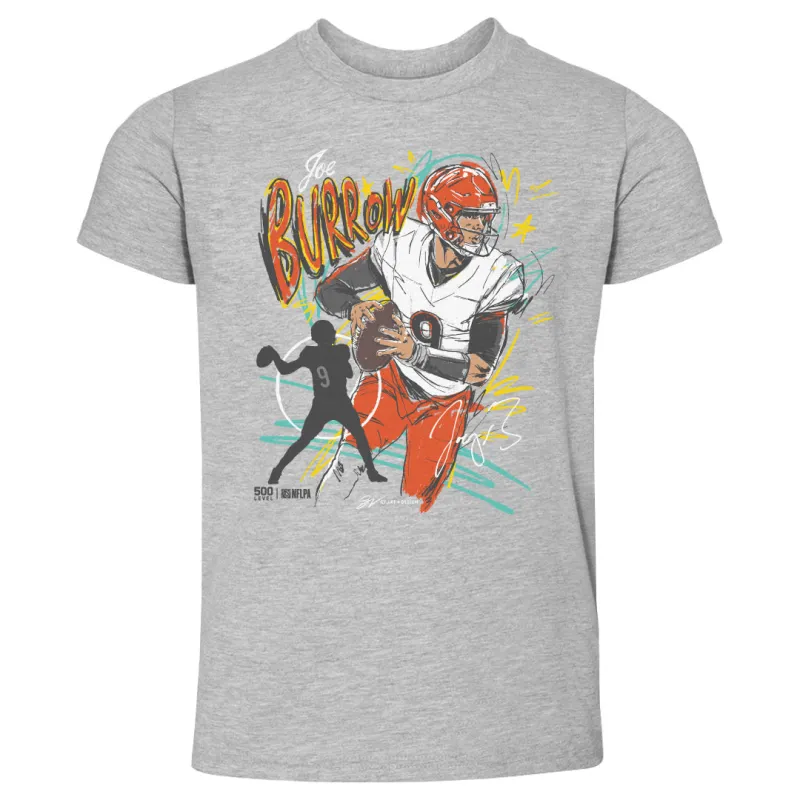 Joe Burrow Cincinnati Scribble WHT sold by 500 Level