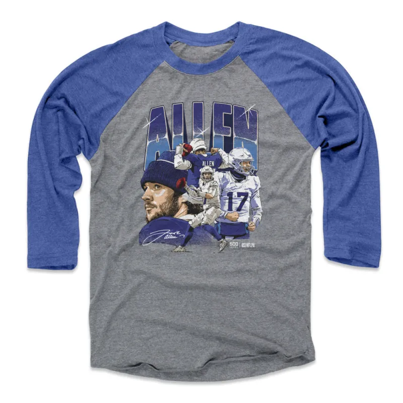 Josh Allen Buffalo Collage WHT sold by 500 Level