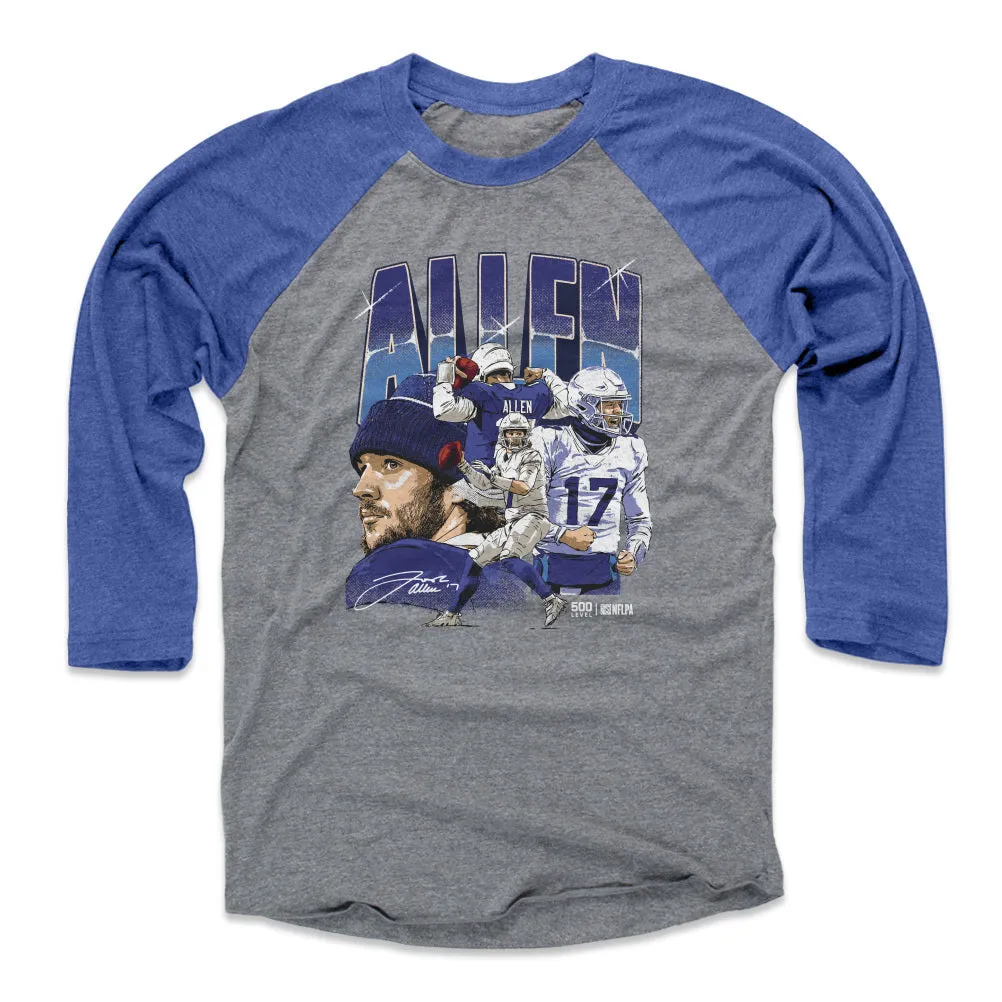 Josh Allen Buffalo Collage WHT sold by 500 Level