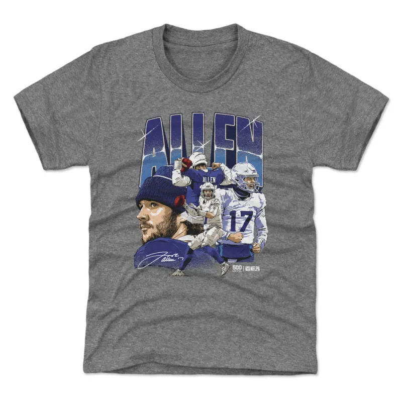 Josh Allen Buffalo Collage WHT made by 500 Level