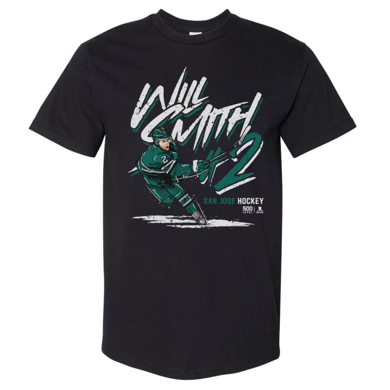 Will Smith San Jose Player Name WHT sold by 500 Level