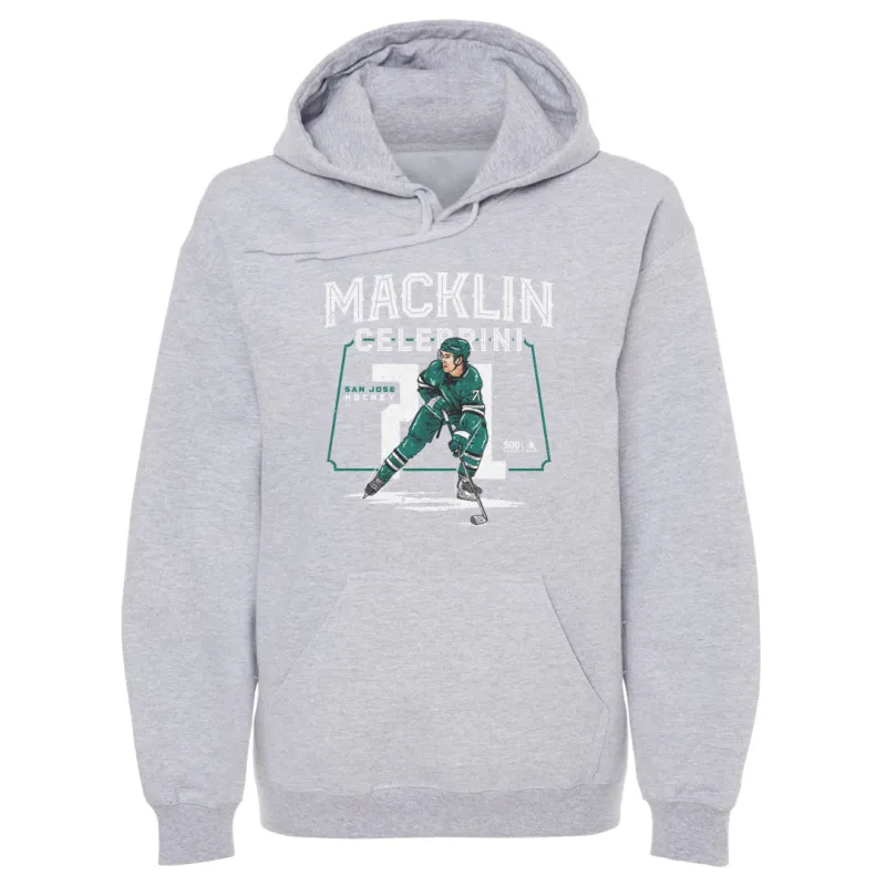 Macklin Celebrini San Jose Player Name WHT sold by 500 Level