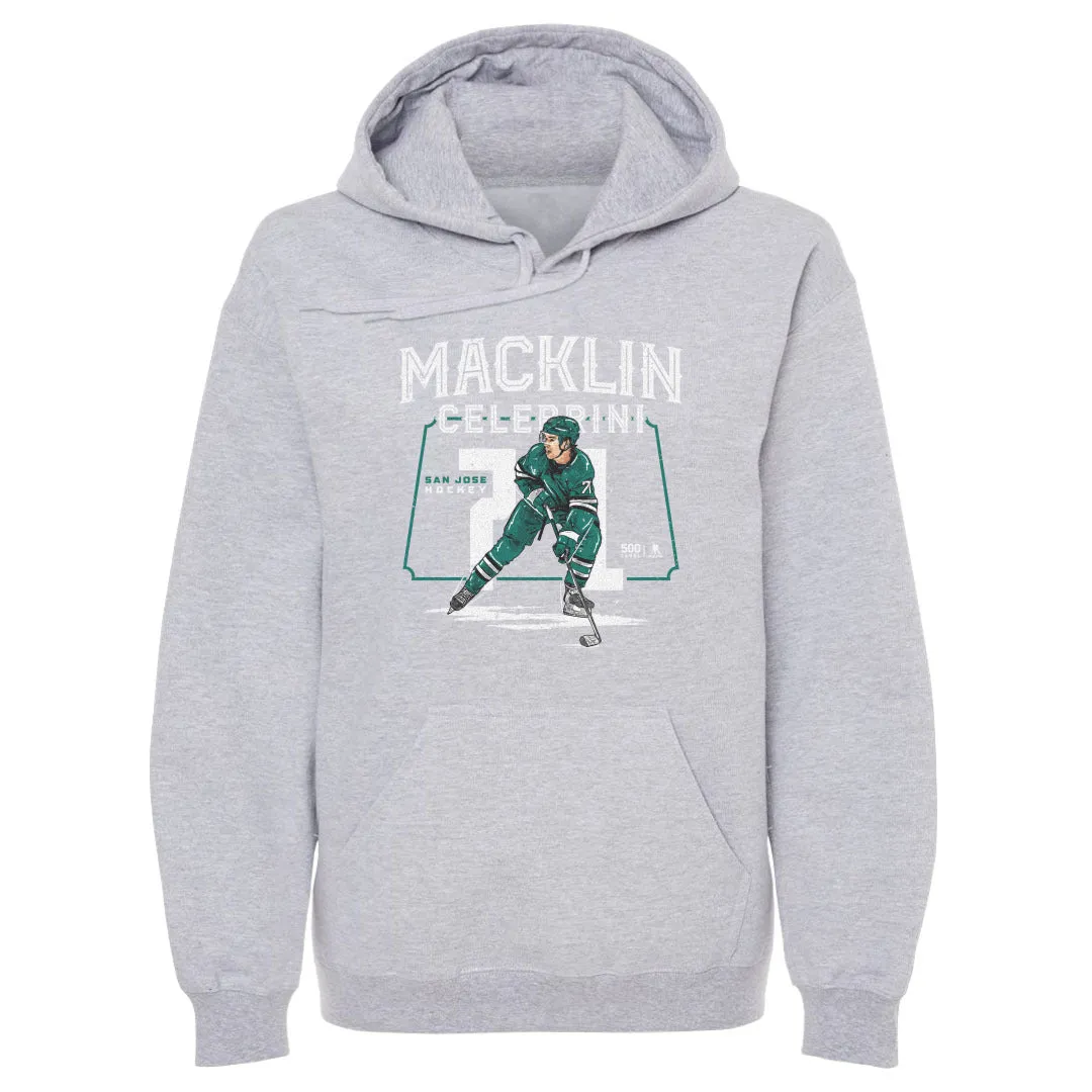 Macklin Celebrini San Jose Player Name WHT sold by 500 Level