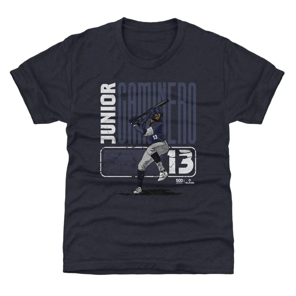 Junior Caminero Tampa Bay Player Name WHT sold by 500 Level