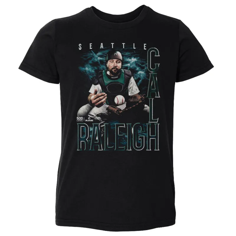 Cal Raleigh Seattle Grunge WHT sold by 500 Level