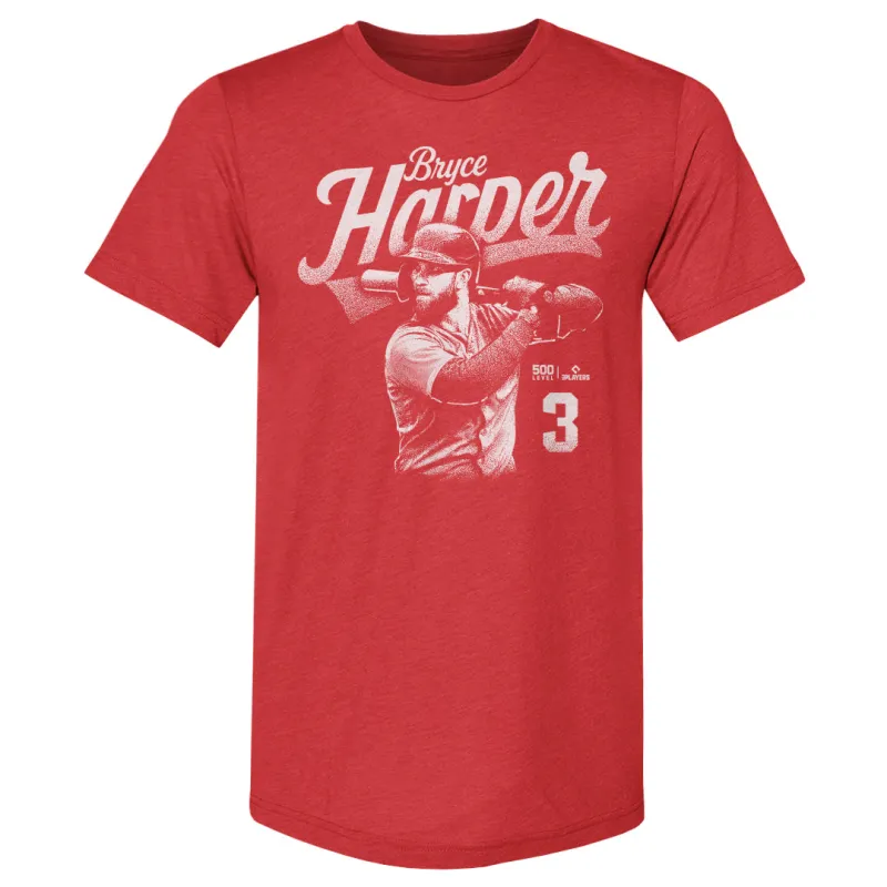 Bryce Harper Philadelphia Bitmap Retro WHT sold by 500 Level