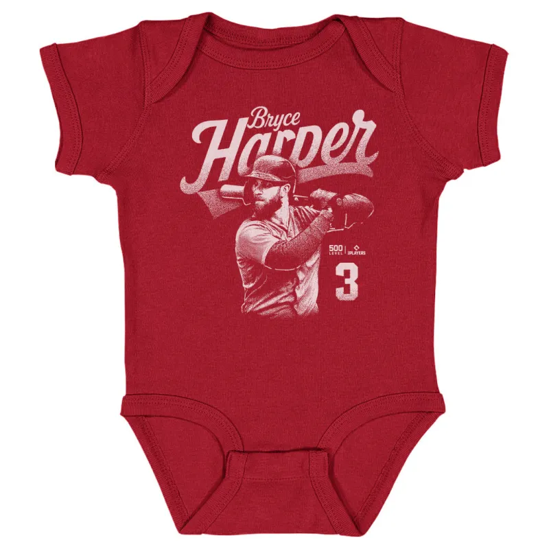 Bryce Harper Philadelphia Bitmap Retro WHT sold by 500 Level