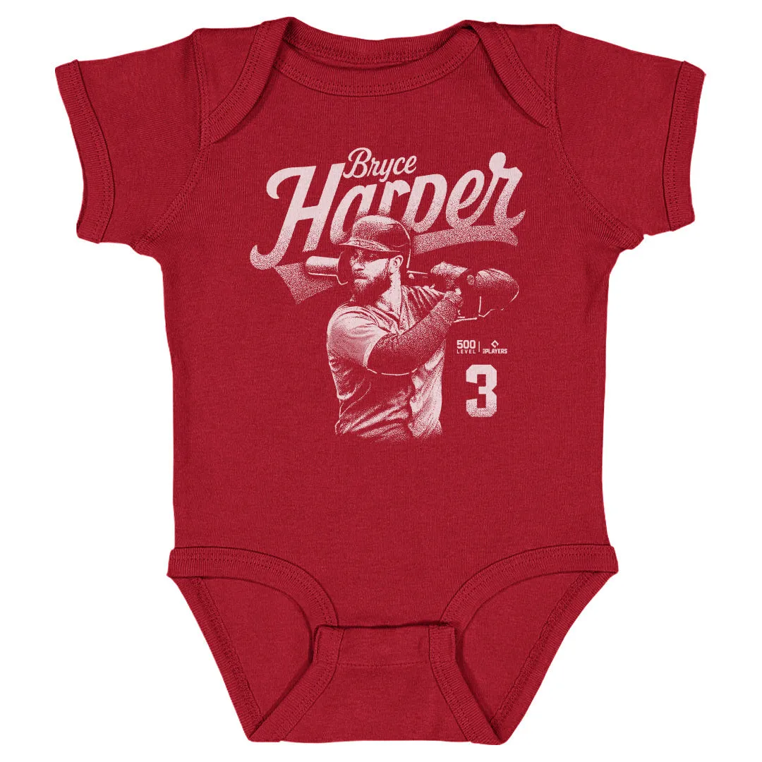 Bryce Harper Philadelphia Bitmap Retro WHT sold by 500 Level