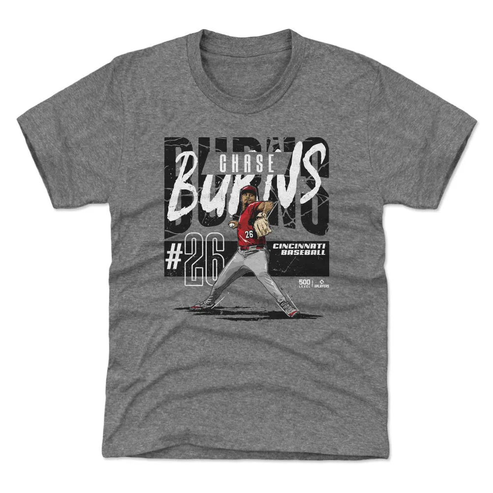 Chase Burns Cincinnati Player Name WHT sold by 500 Level product image thumbnail 2