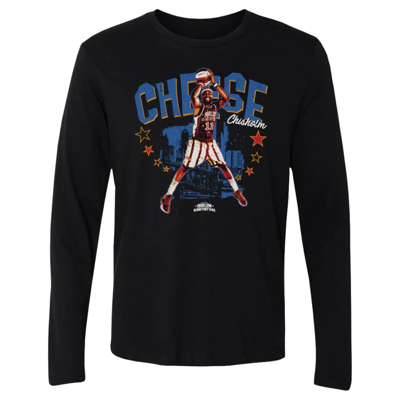 Cheese Chisholm Harlem Globtrotters Nickname WHT sold by 500 Level