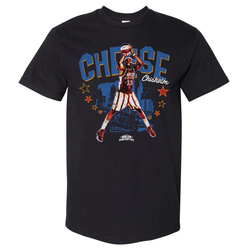 Cheese Chisholm Harlem Globtrotters Nickname WHT sold by 500 Level