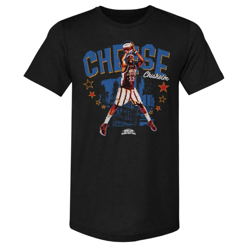 Cheese Chisholm Harlem Globtrotters Nickname WHT sold by 500 Level