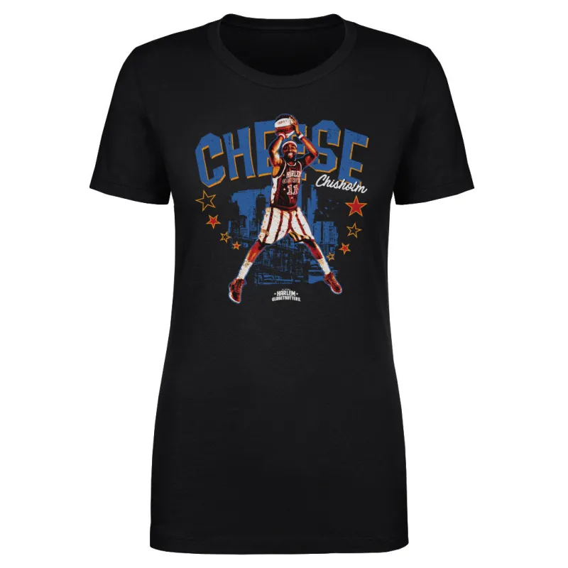 Cheese Chisholm Harlem Globtrotters Nickname WHT sold by 500 Level