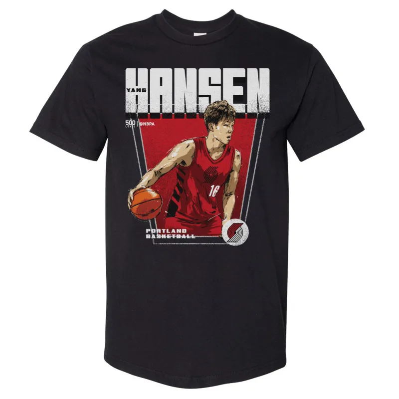Yang Hansen Portland Trail Blazers Premiere WHT sold by 500 Level