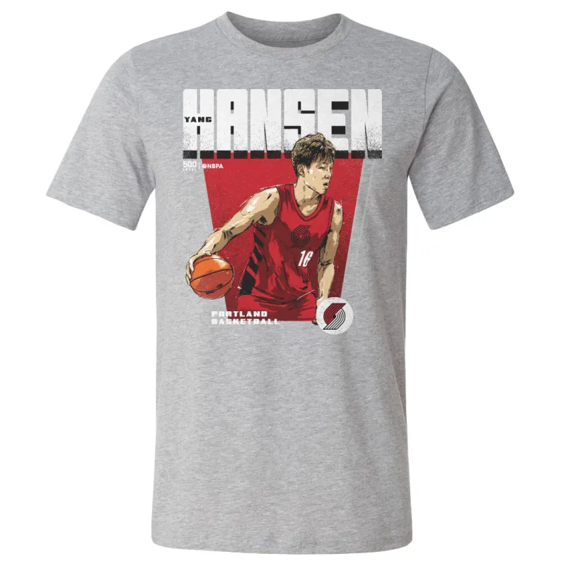 Yang Hansen Portland Trail Blazers Premiere WHT sold by 500 Level