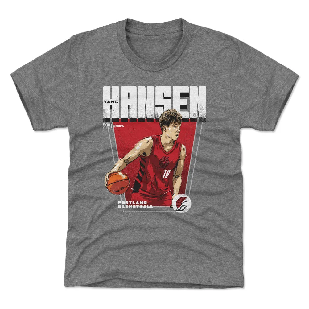 Yang Hansen Portland Trail Blazers Premiere WHT sold by 500 Level