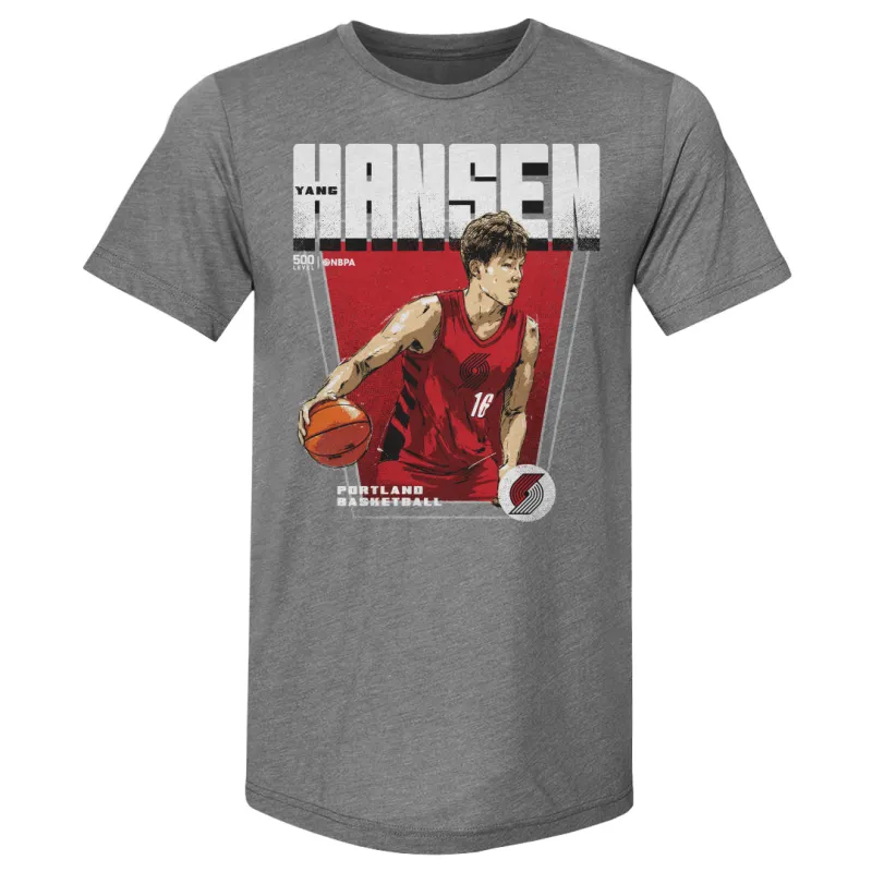 Yang Hansen Portland Trail Blazers Premiere WHT sold by 500 Level