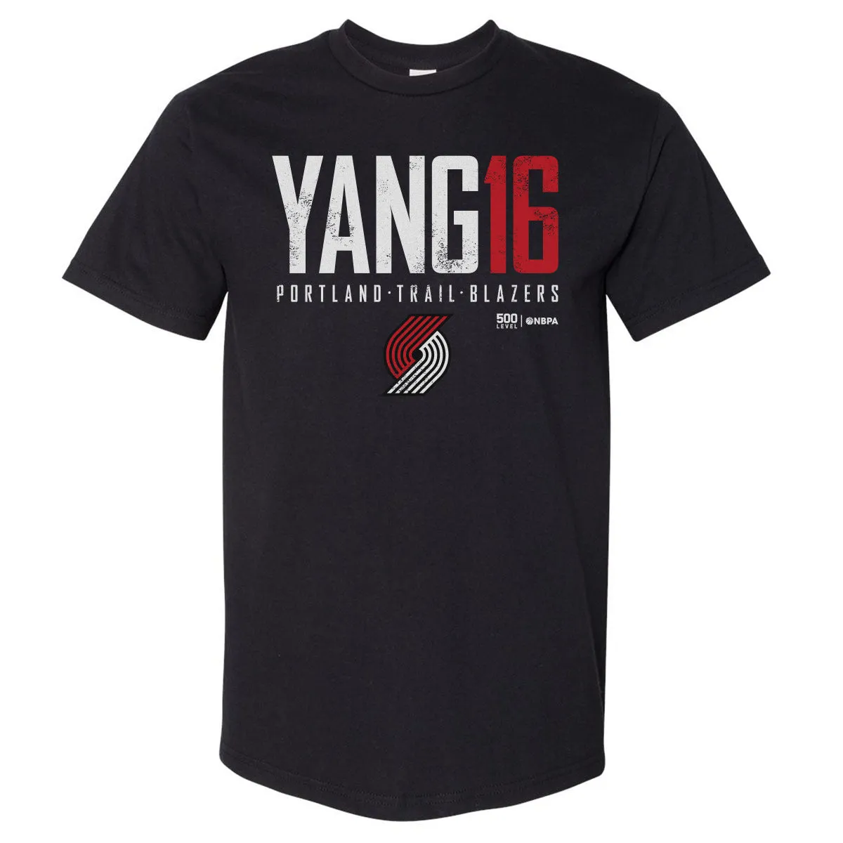 Yang Hansen Portland Trail Blazers Elite WHT sold by 500 Level