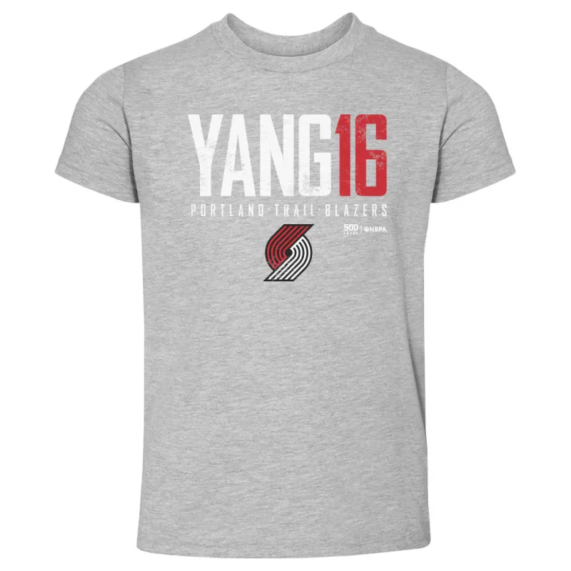 Yang Hansen Portland Trail Blazers Elite WHT sold by 500 Level