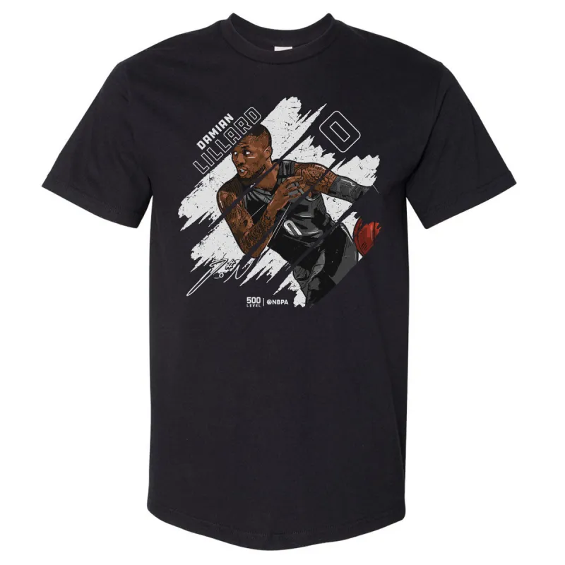 Damian Lillard Portland Stripes WHT sold by 500 Level