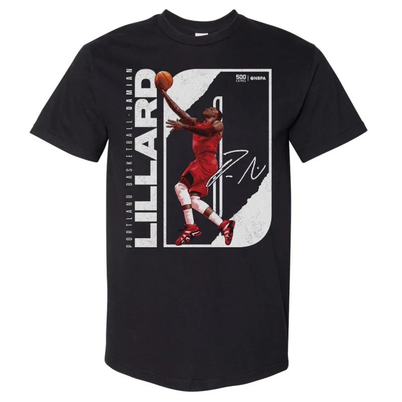 Damian Lillard Portland Stretch WHT sold by 500 Level