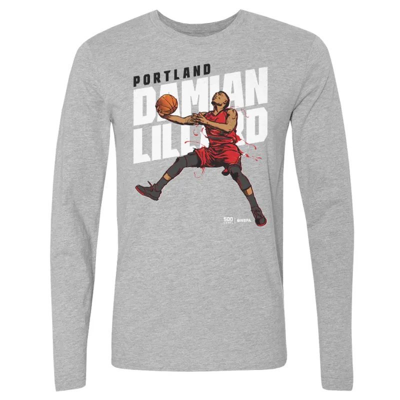 Damian Lillard Portland Slant WHT sold by 500 Level