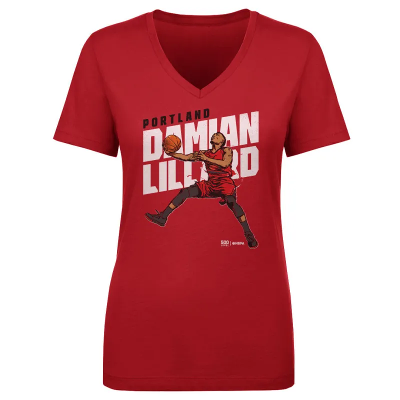 Damian Lillard Portland Slant WHT sold by 500 Level