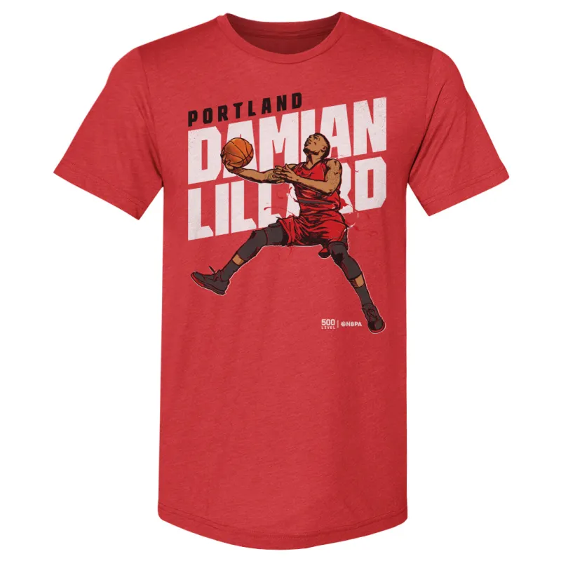 Damian Lillard Portland Slant WHT sold by 500 Level