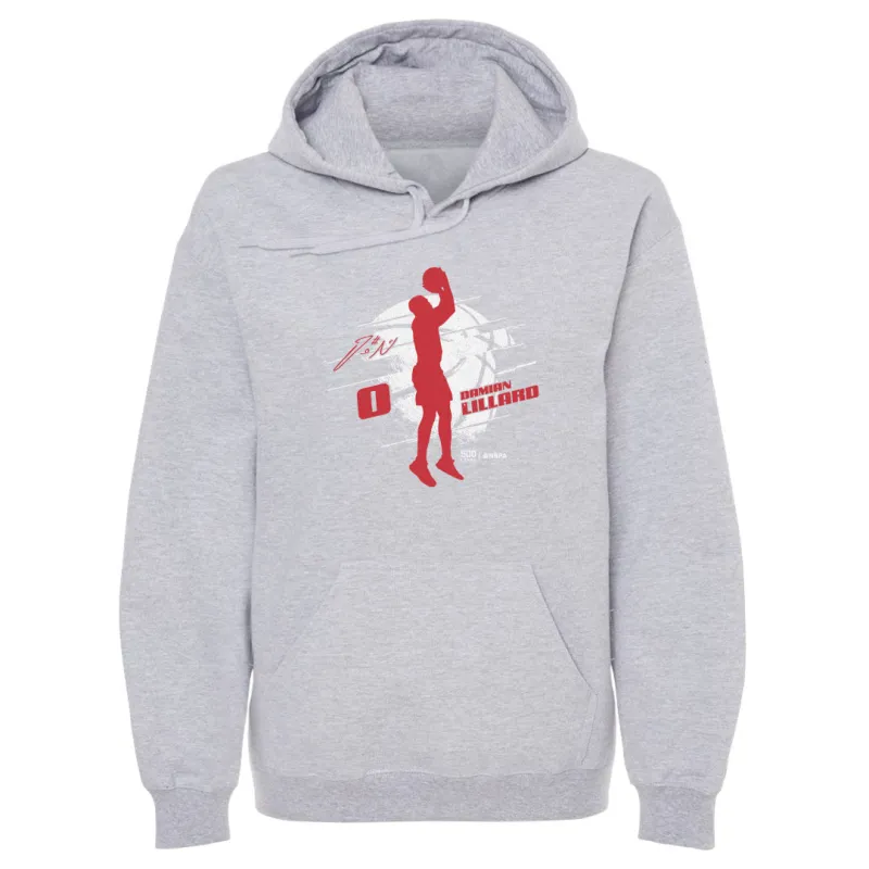 Damian Lillard Portland Silhouette WHT sold by 500 Level