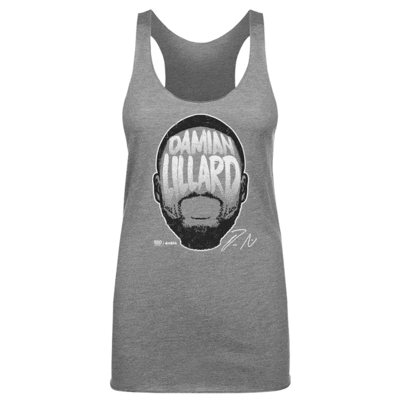 Damian Lillard Portland Player Silhouette WHT sold by 500 Level