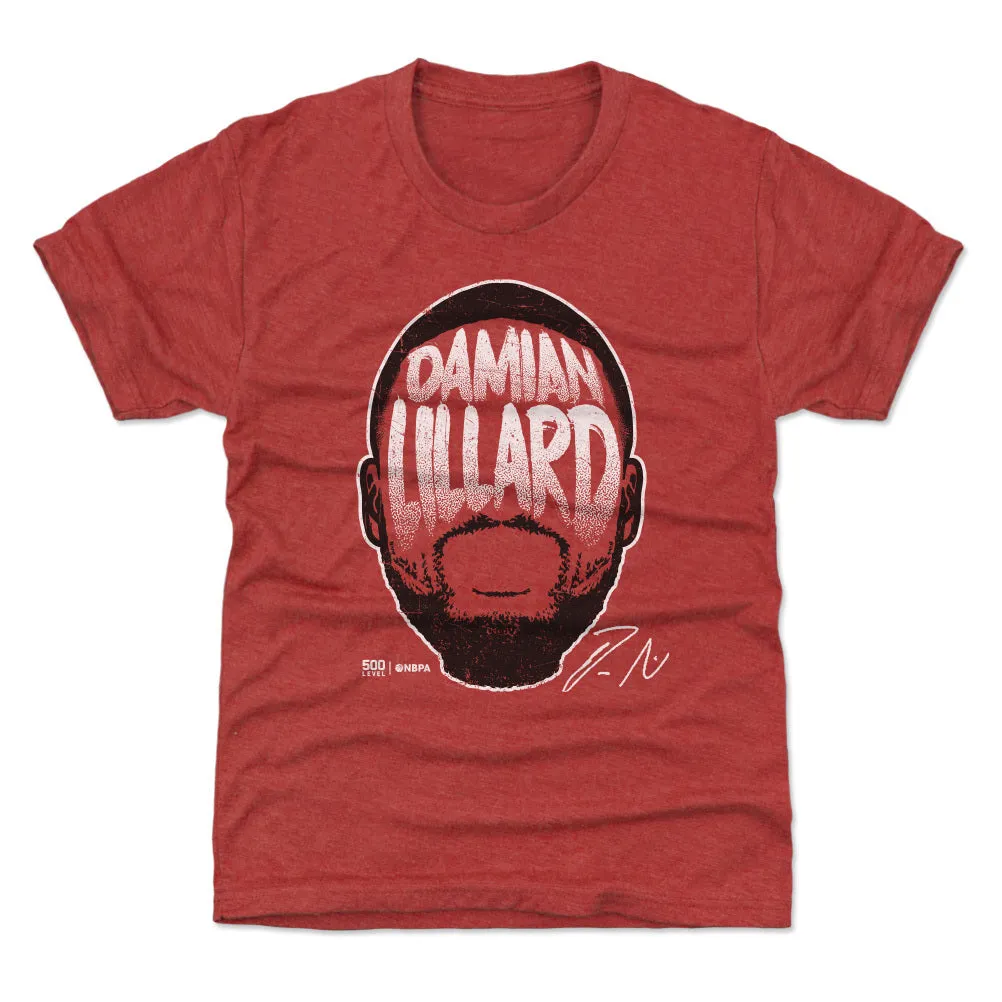 Damian Lillard Portland Player Silhouette WHT sold by 500 Level