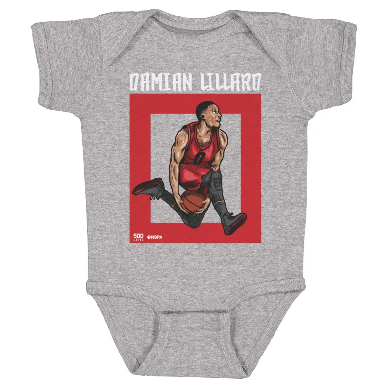 Damian Lillard Portland Number WHT sold by 500 Level
